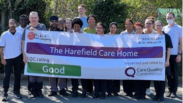The Harefield care home celebrates success in latest Care Quality Commission Report